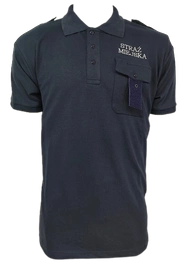 Koszulka Polo Straż Miejska - granatowa (haft - srebrny)