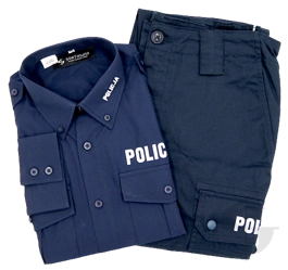 ZESTAW: Koszula damska z długim rękawem i spodnie przejściowe ripstop Policji