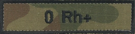 Emblemat - grupa krwi 0 Rh+