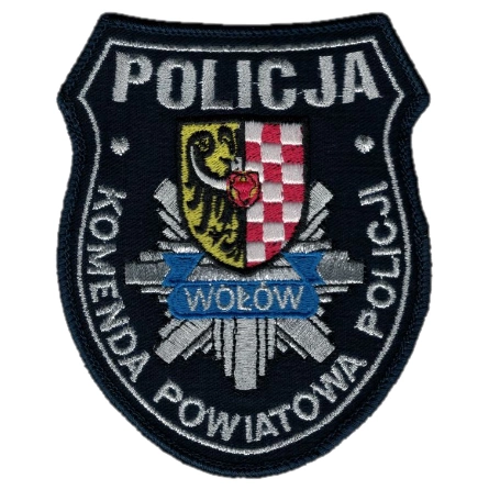 Emblemat Policji - Komenda Powiatowa Policji, KPP Wołów