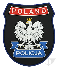 Emblemat Policji PVC 3D "Poland - Policja"