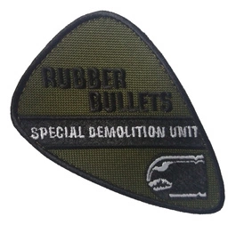 Emblemat - Rubber Bullets - zielony