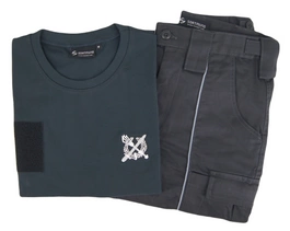 ZESTAW: Koszulka specjalna (typu T-shirt) Służby Więziennej - bawełniana i Spodnie specjalne Służby Więziennej