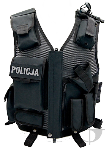 Kamizelka taktyczna Policji - czarna