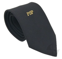 Krawat z napisem PSP