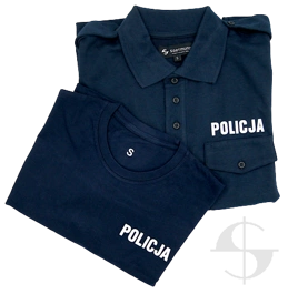 ZESTAW: Koszulka polo i T-shirt Policji