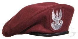 Beret Wojska Polskiego - bordowy - WYPRZEDAŻ