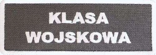 Emblemat szkolny "Klasa Wojskowa"