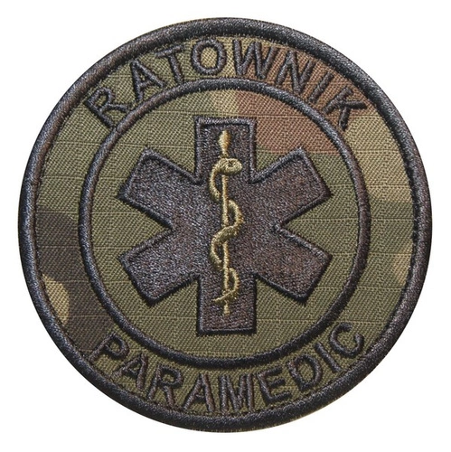 Emblemat Ratownik Paramedic - polowy