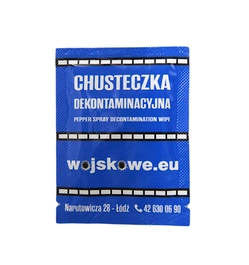 Chusteczka czyszcząco-kojąca NEUTRALIZUJĄCA gaz pieprzowy