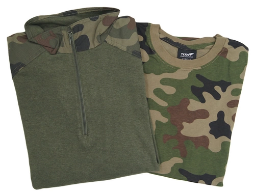 ZESTAW: Combat Shirt i T-shirt pl camo