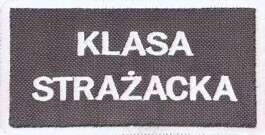 Emblemat szkolny "KLASA STRAŻACKA"