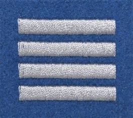 Stopień na beret WP (niebieski / h) - plutonowy