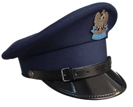 Czapka garnizonowa wyjściowa Policji - podoficer, aspirant - nowy wzór