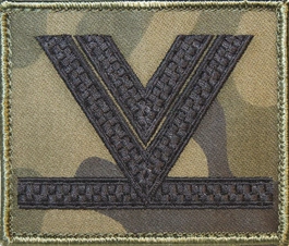 Dystynkcja na kurtkę polową Wojska Polskiego - starszy sierżant sztabowy