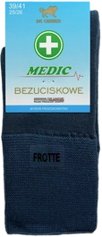 Skarpety MEDIC Frotte - granatowe