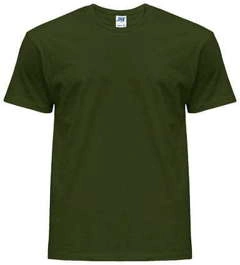T-shirt w kolorze jednolitym - forest green