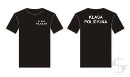 T-shirt "KLASA POLICYJNA" - czarny