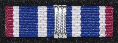 Baretka - Srebrna Odznaka za Zasługi w Pracy Penitencjarnej
