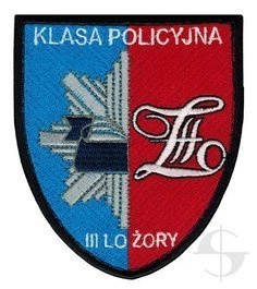 Emblemat szkolny "KLASA POLICYJNA" Żory
