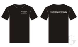 T-shirt VII LO w Szczecinie - klasa Psychologiczno-penitencjarna - black