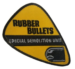 Emblemat - Rubber Bullets - żółty