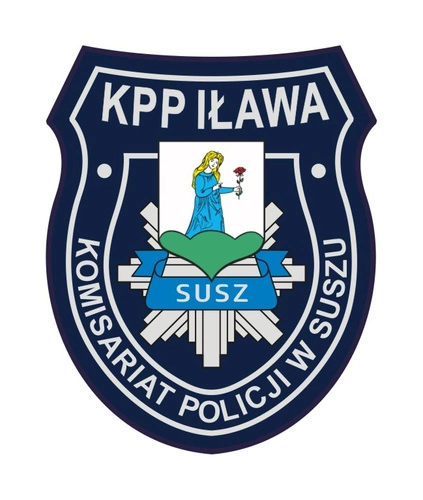 Emblemat Policji - Komisariat Policji w Suszu.