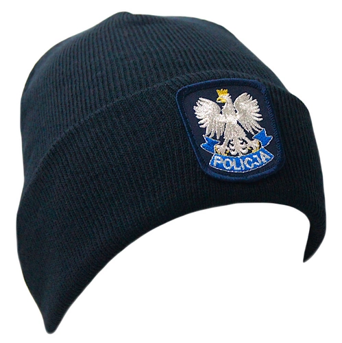 Czapka zimowa Policji