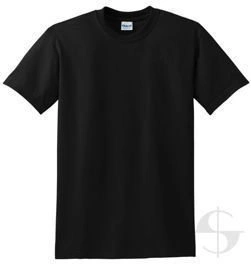 T-shirt w kolorze jednolitym - black