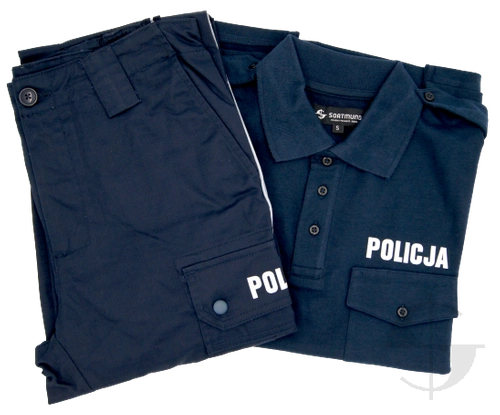 ZESTAW: Spodnie przejściowe ripstop i koszulka polo Policji
