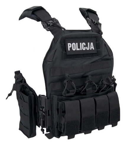 Kamizelka taktyczna PLATE CARRIER - 8944-1, czarna