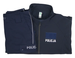 ZESTAW: Softshell i spodnie przejściowe ripstop Policji