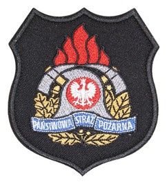 Emblemat naramienny - Państwowa Straż Pożarna