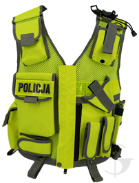 Kamizelka taktyczna Policji - fluorescencyjna