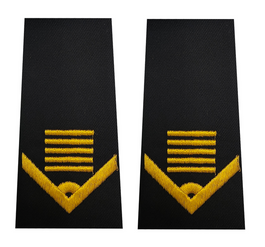 Pagony (pochewki) wyjściowe Marynarki Wojennej - starszy chorąży sztabowy
