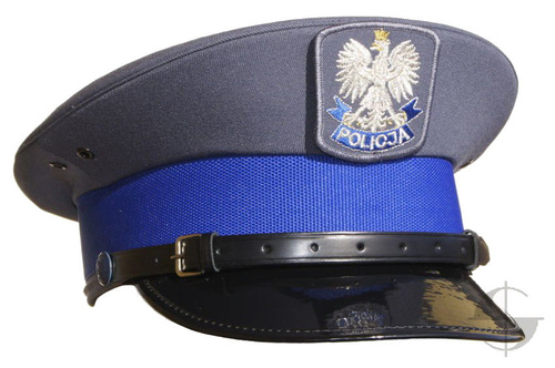 Czapka garnizonowa Policji - podoficer, aspirant
