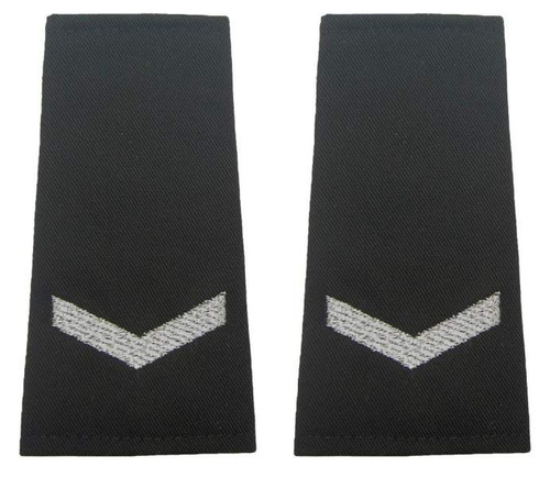 Pagony (pochewki) czarne Policji - sierżant