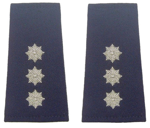 Pagony (pochewki) granatowe Policji - komisarz